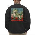 Daddysaurus Father's Day Best Dad T-Rex Papa Men's Sweatshirt Back Print Daddysaurus Father's Day Best Dad T-Rex Papa Men's Sweatshirt Back Print