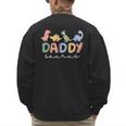 DaddysaurusRex Dinosaur Dad Daddy Saurus Family Men's Sweatshirt Back Print