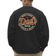 Dad's BBQ Chilling And Grilling Vintage Men's Sweatshirt Back Print