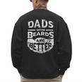 Dads With Beards Are Better Distressed Men's Sweatshirt Back Print