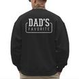 Dad's Favorite Son Daughter I'm Dad's Favorite Men's Sweatshirt Back Print