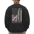 My Dad's Fight Is My Fight Bladder Cancer Awareness Men's Sweatshirt Back Print My Dad's Fight Is My Fight Bladder Cancer Awareness Men's Sweatshirt Back Print