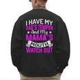 I Have My Dad's Temper & My Mama's Mouth Daughter Kids Men's Sweatshirt Back Print