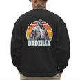 Dadzilla The Rad Dad Kaiju Vibes Men's Sweatshirt Back Print