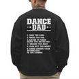 Dancer Dad Dancing Father Of A Dancer Dad Men's Sweatshirt Back Print