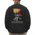 Daniel And Dad Tiger Dark Shirt Men's Sweatshirt Back Print