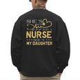 My Daughter Is A Nurse Proud Nurse's Mom Dad RN LPN Family Men's Sweatshirt Back Print My Daughter Is A Nurse Proud Nurse's Mom Dad RN LPN Family Men's Sweatshirt Back Print