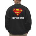 DC Comics Superman Father's Day Super Dad Logo Men's Sweatshirt Back Print