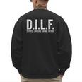 DILF Apparel Men For Dad Men's Sweatshirt Back Print