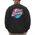 Disco Daddy 60's 70s Disco Dad Men's Sweatshirt Back Print