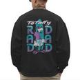 Disney Goofy Totally Rad Dad Father’s Day Surfing Distressed Men's Sweatshirt Back Print