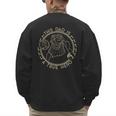 Disney Hercules Father's Day Zeus This Dad Is A True Hero Men's Sweatshirt Back Print