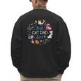 Disney Pet Parent Father’s Day Disney Cats Best Cat Dad Ever Men's Sweatshirt Back Print