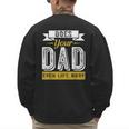 Does Your Dad Even Lift Bro Gym Lover's Men's Sweatshirt Back Print