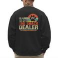 Dog Fathers Day Fur Dad The Man The Myth The Snack Dealer Men's Sweatshirt Back Print