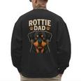 Dog Owner Dad Rottweiler Rottie Dad Men's Sweatshirt Back Print