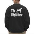 The DogfatherShirt Boxer Dog Lover Shirt For Men Dad Men's Sweatshirt Back Print