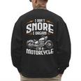 I Don't Snore I Dream I'm A Motorcycle Biker Dad Men's Sweatshirt Back Print