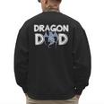 Dragon Dad Daddy Father's Day Dragon Men's Sweatshirt Back Print