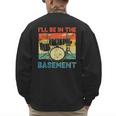 Drumming Basement Drum Set Drummer Rock Dad Grandpa Men's Sweatshirt Back Print Drumming Basement Drum Set Drummer Rock Dad Grandpa Men's Sweatshirt Back Print