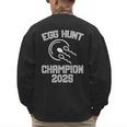 Egg Hunt Champion 2025 First Time Dad Pregnancy Reveal Men's Sweatshirt Back Print
