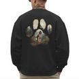 English Springer Spaniel Mountain Paw Dog Mom Dad Men's Sweatshirt Back Print English Springer Spaniel Mountain Paw Dog Mom Dad Men's Sweatshirt Back Print