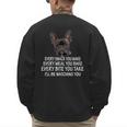 Every Snack You Make French Bulldog Mom And Frenchie Dad Men's Sweatshirt Back Print Every Snack You Make French Bulldog Mom And Frenchie Dad Men's Sweatshirt Back Print