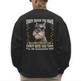 Every Snack You Make Miniature Schnauzer Dog Mom Dad Men's Sweatshirt Back Print
