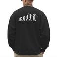 Evolution Of Golfer Dad Grandpa Golfing Lover Golf Player Men's Sweatshirt Back Print
