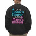 Family Tee I Got My Daddy's Temper And Mama's Attitude Men's Sweatshirt Back Print Family Tee I Got My Daddy's Temper And Mama's Attitude Men's Sweatshirt Back Print