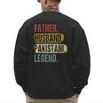 Father Husband Pakistani Legend Pakistan Dad Father's Day Men's Sweatshirt Back Print