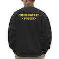 Father For Men Thermostat Police Dad Men's Sweatshirt Back Print Father For Men Thermostat Police Dad Men's Sweatshirt Back Print