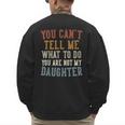 Father's Day Dad From Daughter Daddy Men's Sweatshirt Back Print