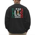 Fathers Day El Papa Mas Chingon Mexican Dad Spanish Men's Sweatshirt Back Print