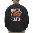 My Favorite Basketball Player Calls Me Dad Basketball Men's Sweatshirt Back Print