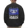 My Favorite Cheerleader Calls Me Dad Cheer Dad Fathers Day Men's Sweatshirt Back Print