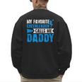 My Favorite Cheerleader Calls Me Daddy Cheer Dad Fathers Day Men's Sweatshirt Back Print
