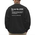 Favorite Child Definition Mom And Dad Middle Child Men's Sweatshirt Back Print