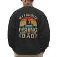 My Favorite Fishing Buddy Calls Me Dad Men's Sweatshirt Back Print