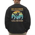 My Favorite Snowboarding Buddies Call Me Dad Snowboarder Men's Sweatshirt Back Print