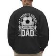 My Favorite Soccer Player Calls Me Dad Father's Day Daddy Men's Sweatshirt Back Print