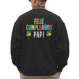 Feliz CumpleañOs Papi Spanish Dad Birthday For Kids Men's Sweatshirt Back Print