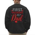 My First Valentine As Dad 2025 For a Proud New Father Men's Sweatshirt Back Print My First Valentine As Dad 2025 For a Proud New Father Men's Sweatshirt Back Print