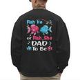 Fish He Or Fish She Gender Reveal Family Matching Dad Men's Sweatshirt Back Print