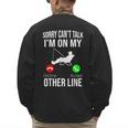 Fishing Dad Men Reel Cool Fish Bass Fishing Men's Sweatshirt Back Print