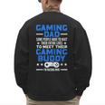 Gamer Video Games Gaming Dad Gaming Men's Sweatshirt Back Print