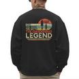 Gardener Dad The Man The Myth The Gardening Legend Men's Sweatshirt Back Print