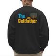 Gelt Father Hanukkah Menorah Jewish Dad Pajamas Men's Sweatshirt Back Print