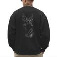 German Shepherd Dog Lover For Dog Mom Dad Men Women Men's Sweatshirt Back Print