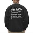 Girl Father's Day Daddy & Dad Of Girls Outnumbered Men's Sweatshirt Back Print
